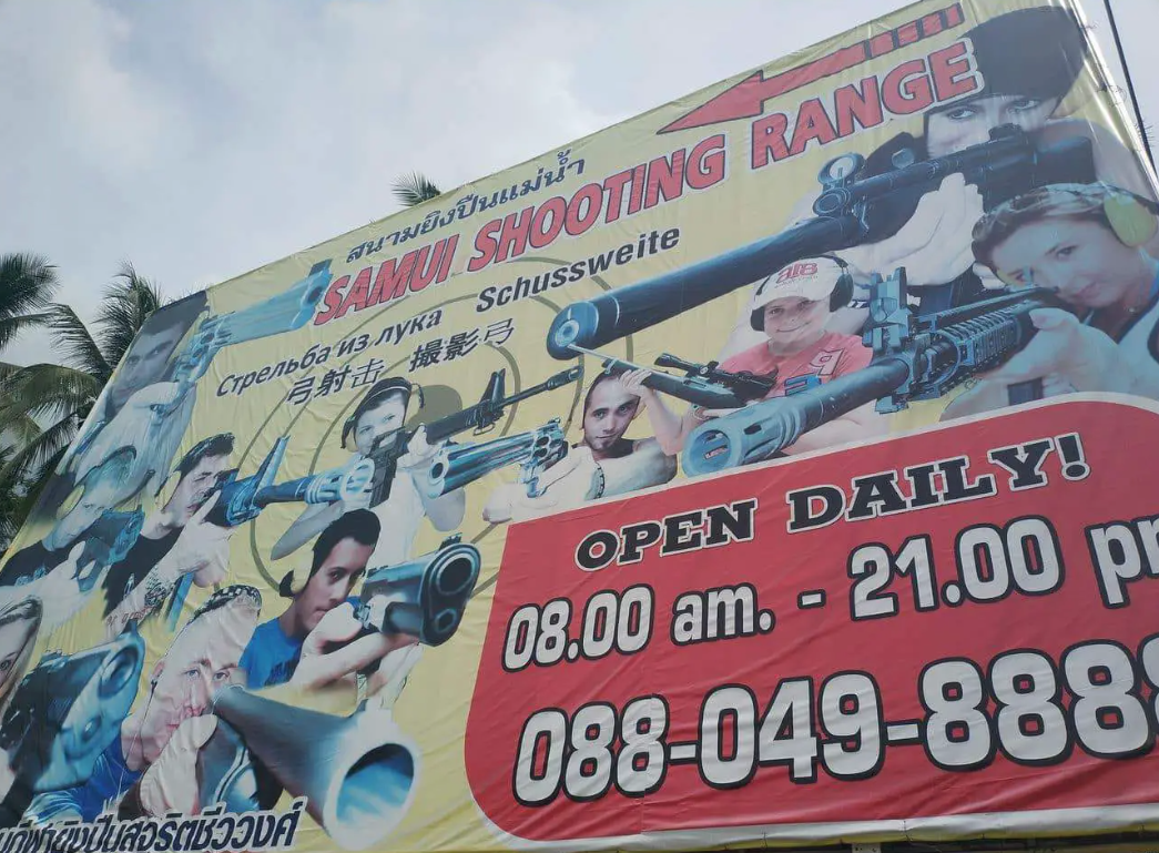 Things To Do In Samui : Koh Samui Shooting Range