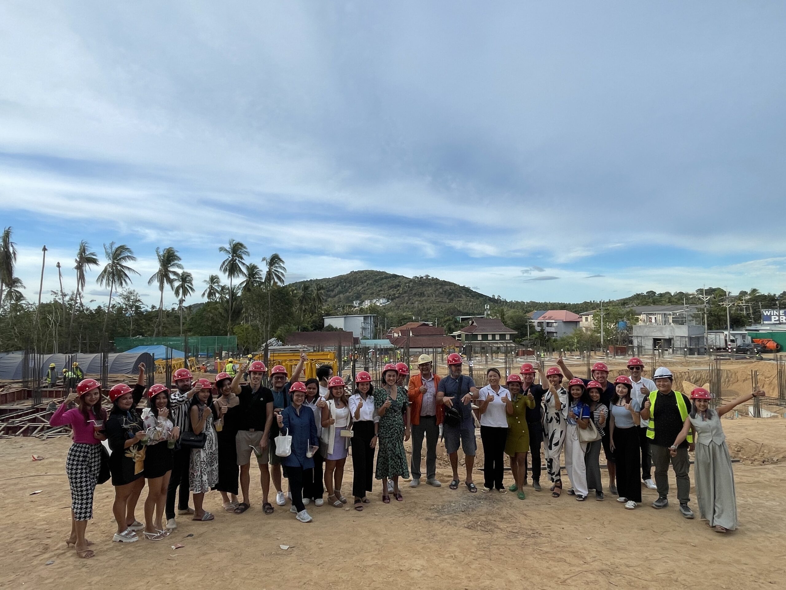 Wing Samui Condo Celebrates Foundation Completion