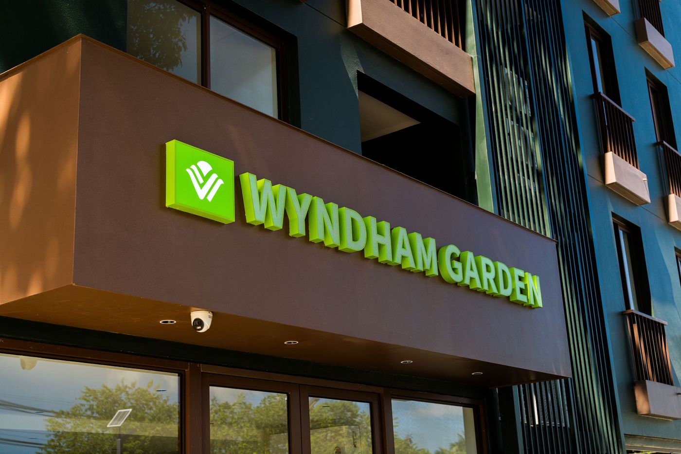 Wyndham Garden signage at Wing Samui