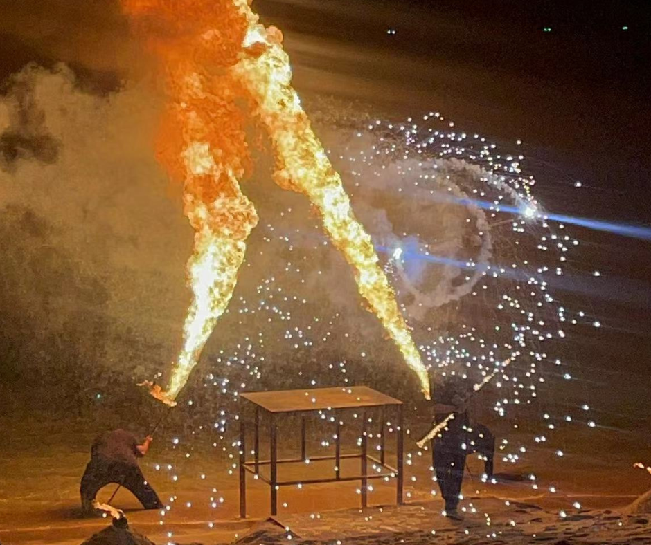 chaweng beach fire show